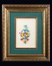 Quilling Art Painting of Ribboned Stylised Flowers